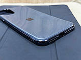Силіконовий чохол для iPhone 11 Pro Max - Глянець з рамкою під метал, Чорний, фото 4