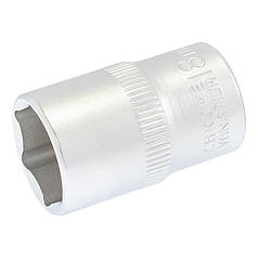 Головка торцева 6-гранна MASTERTOOL 1⁄2" 18 мм L 40 мм CrV 78-0018