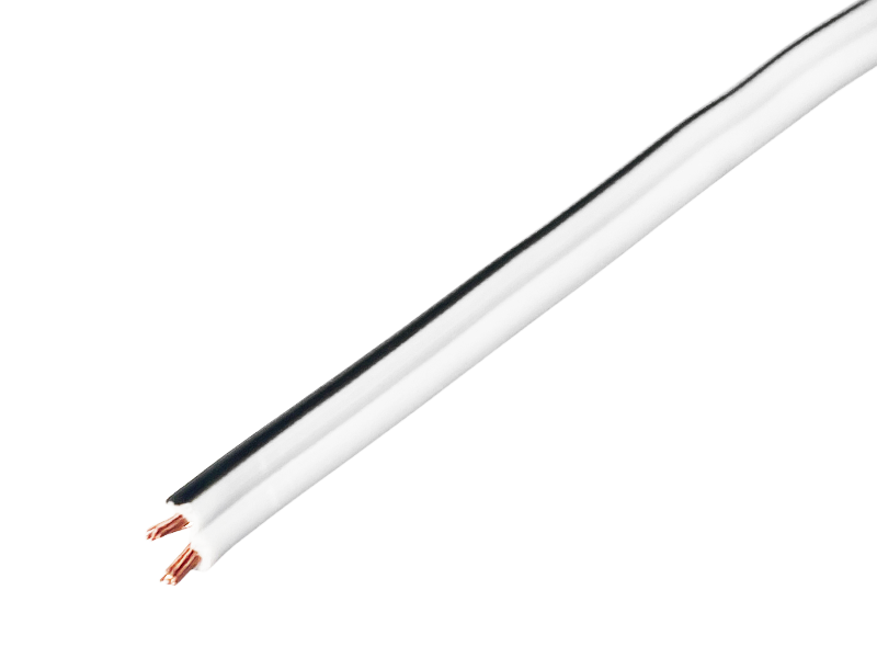 Провід ШВП 2х0,5 білий мідь 0,358 мм2 Вінниця (упаковка 100м)