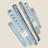 Поріг зовнішний, короб ремонтний( низ ) з підсилювачем+ з"єднувачем ВАЗ 2109,099,2115, фото 4