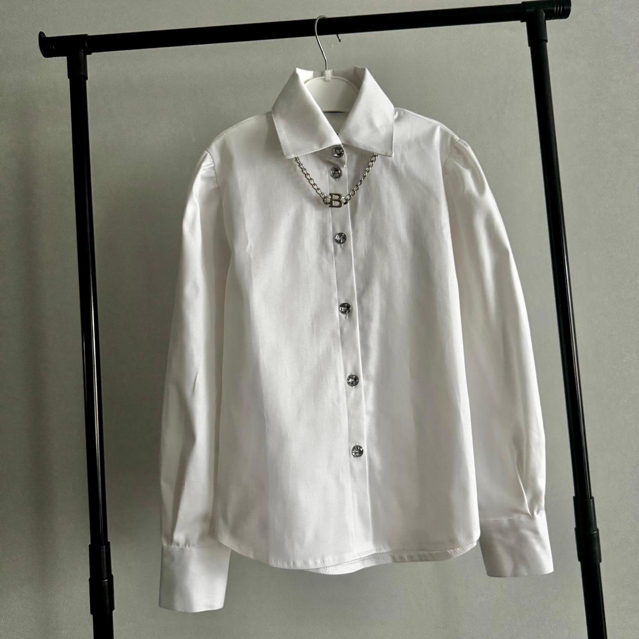 Блузка шкільна біла, фото 1