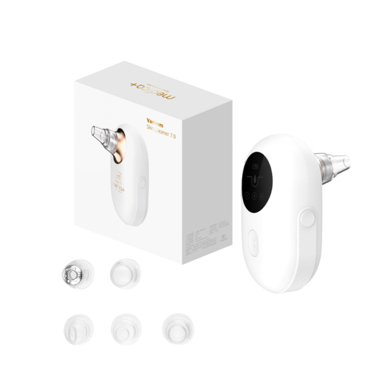 Вакуумний очисник шкіри та пор Medica+ Skincleaner 7.0 (Японія)