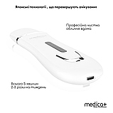 Набір Ультразвуковий скрабер для обличчя MEDICA+ Vibroskin 5.0 + Інструменти для чищення обличчя, фото 4