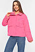 Куртка жіноча демісезонна рожевого кольору 176835T Безкоштовна доставка, фото 2