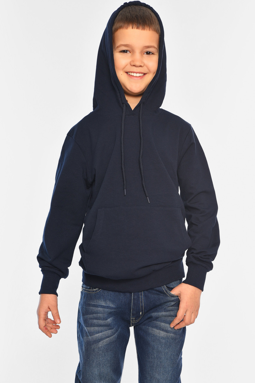 Худі дитячий темно-синього кольору 196583M, фото 1