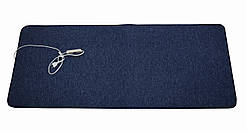 Електроковер із підігрівом для ніг, 150 x 60 см, синій (зі заокругленими кутами) Тріо 01801