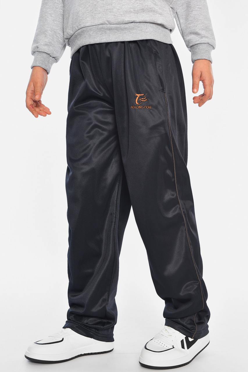 Спортивні штани підліткові для хлопчика на невеликому флісі темно-синього кольору р.XL 195453M, фото 1