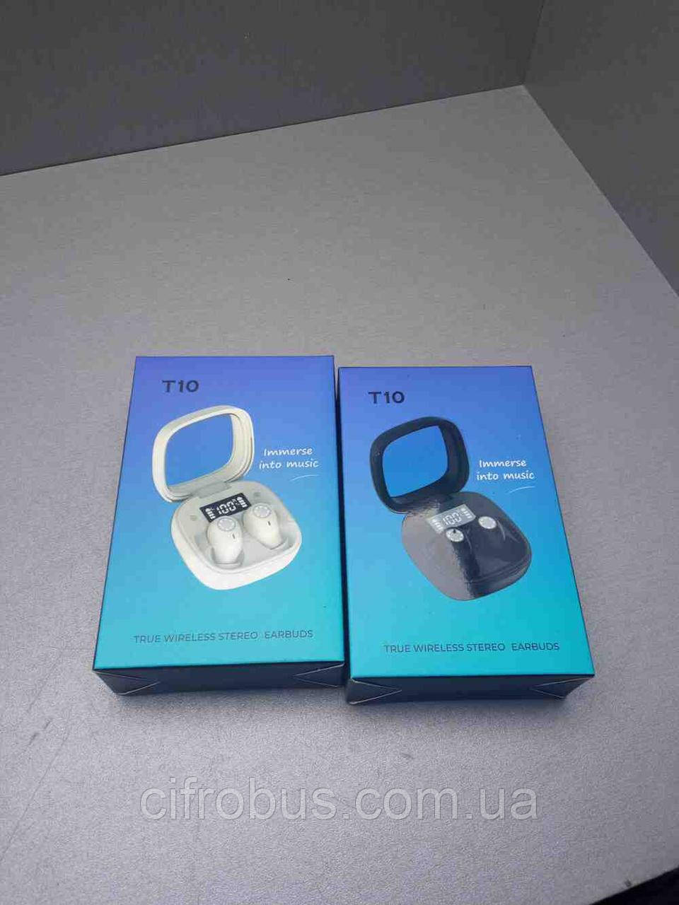 Наушники Bluetooth-гарнитура Б/У TWS T10 art.101765