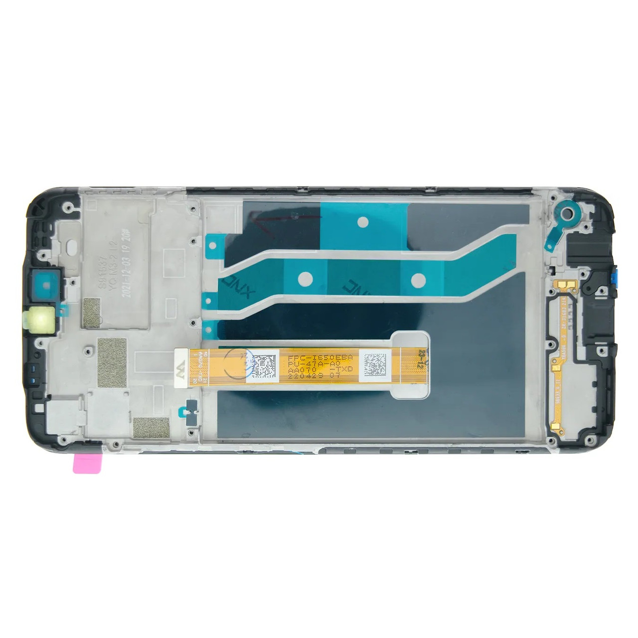 Дисплей REALME NARZO 50A модуль в зборі з тачскріном і рамкою, чорний, Original PRC
