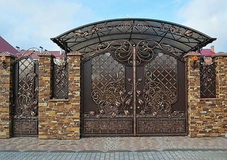 Ворота ковані Імідж ( Імідж), фото 2
