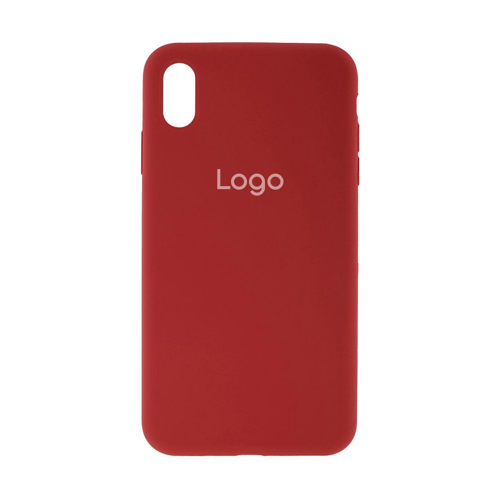 Чохол Silicone Case Full Size (AA) для iPhone Xs Max Колір 25.Camelia