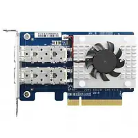 Мережева карта QNAP QXG-10G2SF-CX4 2x10Gb SFP+ 8xPCIe Gen3 Mellanox ConnectX-4 Lx QNap