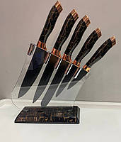 Набір із 5 кухонних ножів із підставкою ART-0329 HP227