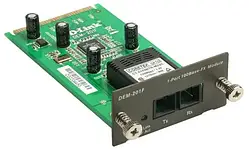 Модуль для світчу D-Link DES-3018/3026 1 порт 100Base-FX (DEM-201F)
