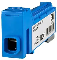 Блок розподілу живлення ETI EDBC-1x25-13x2, 5/N Blue 63A, 1000V AC/1500V DC, IN: 1x25, OUT: 13x2,5