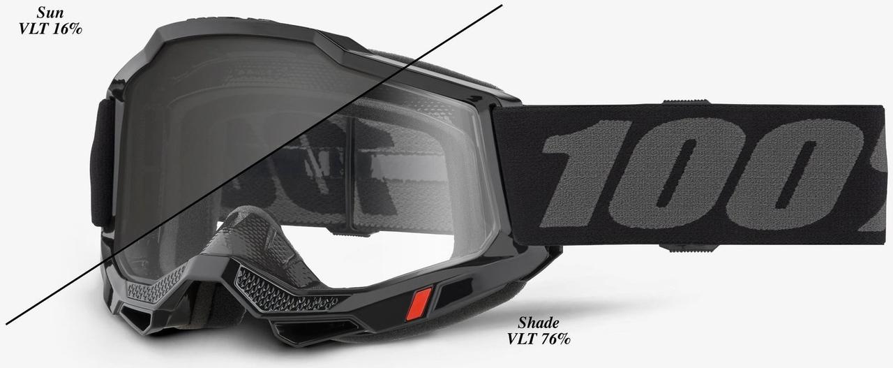 Маска кросова 100% Accuri 2 OTG/UTV/ATV DESERT Goggle Black - Photochromic Lens One size