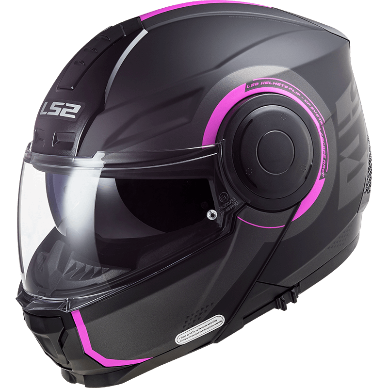 Мотошолом LS2 FF902 Scope Arch Matt Titanium Pink + Pinlock S