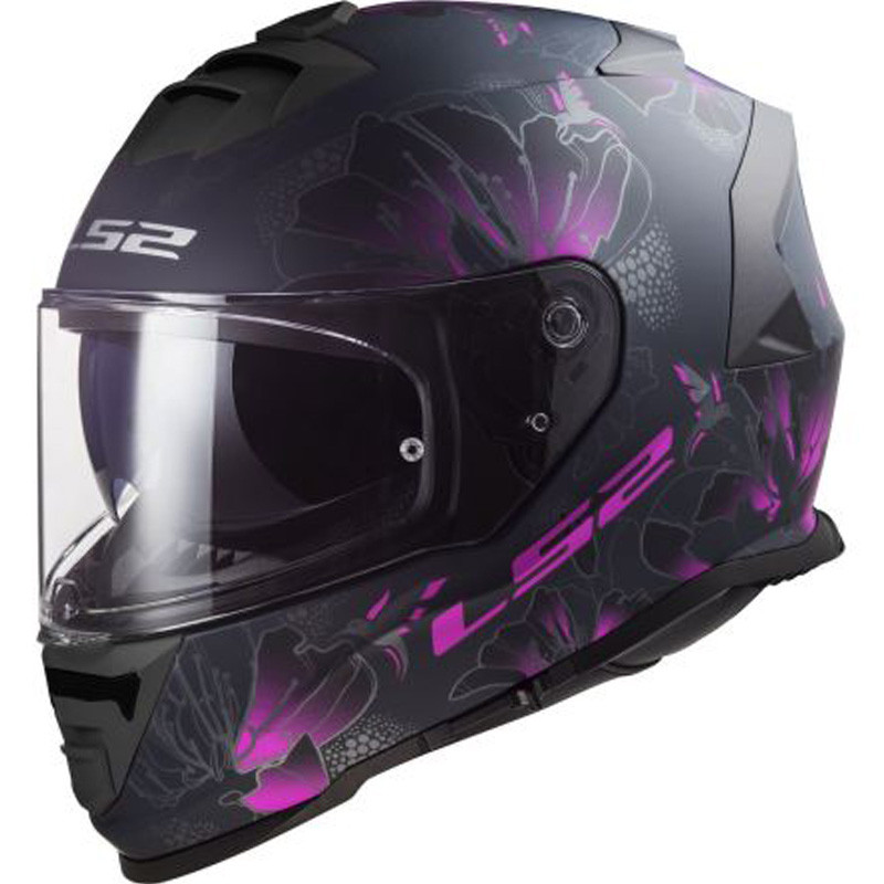 Мотошолом LS2 FF800 Storm 2 Burst Matt Black Pink XS