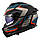 Мотошолом LS2 FF808 Stream 2 Road Matt Black Blue L, фото 4