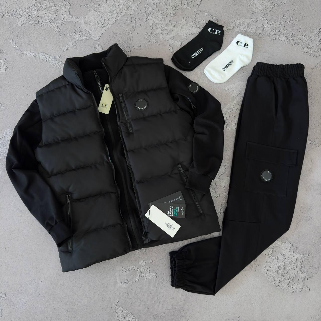 Спортивний комплект C.P. Company (безрукавка, костюм + шкарпетки)