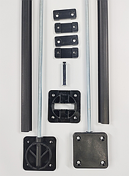 Вирівнювач фасадів Metallmpex L=2250 мм у фрезерування Чорний