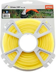 Косильна струна Stihl п'ятикутна Ø3 мм х 58 м