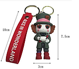 Силіконовий брелок Божевільний Капелюшник алісу в країні чудес, Брелоки фігурні Божевільний Капелюшник алісу, фото 3