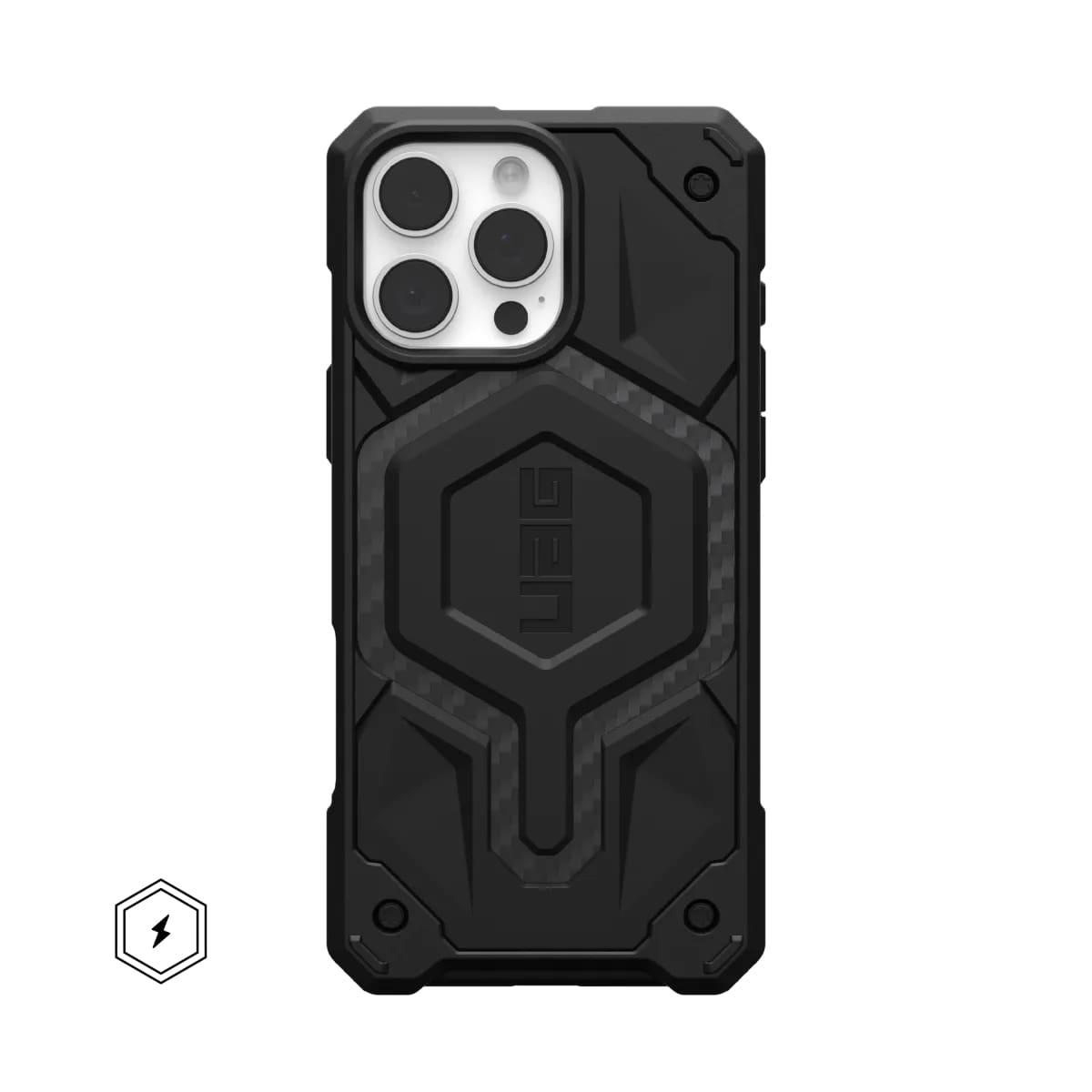 Чохол UAG для iPhone 16 Pro Max Monarch Pro Magsafe Carbon Fiber Оригінал!