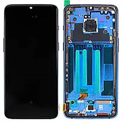 Дисплей (екран) OnePlus 7 GM1900 з тачскріном (оригінал Китай із синьою рамкою)