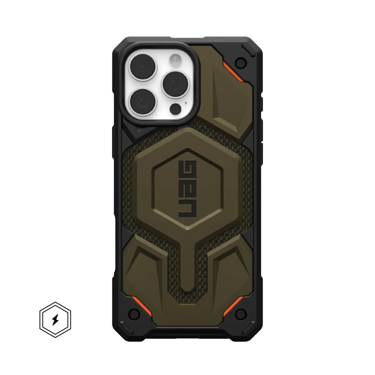 Чохол UAG для iPhone 16 Pro Max Monarch Pro Magsafe Kevlar Element Green Оригінал!