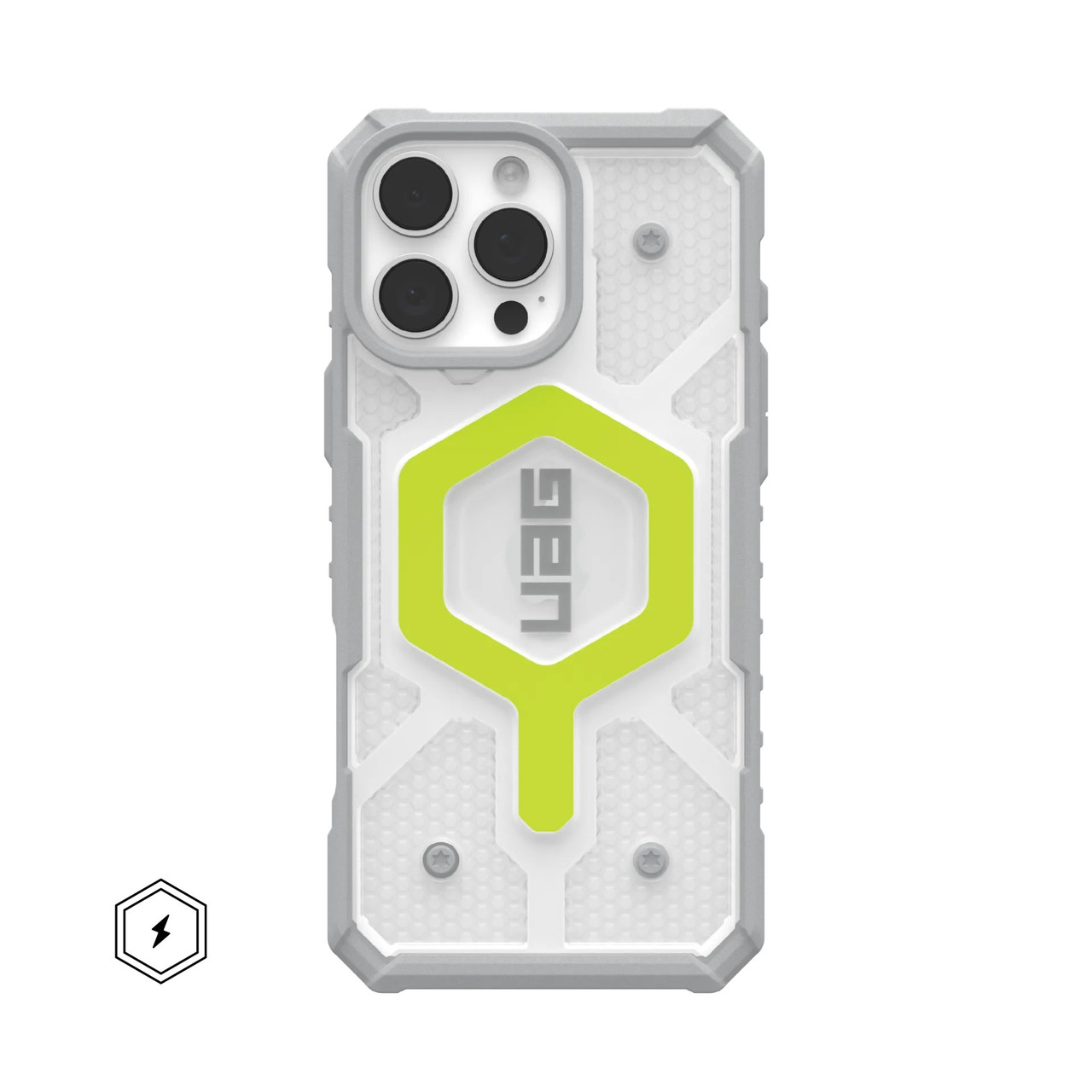 Чохол UAG для iPhone 16 Pro Max Pathfinder Clear Magsafe Active Neon Оригінал!