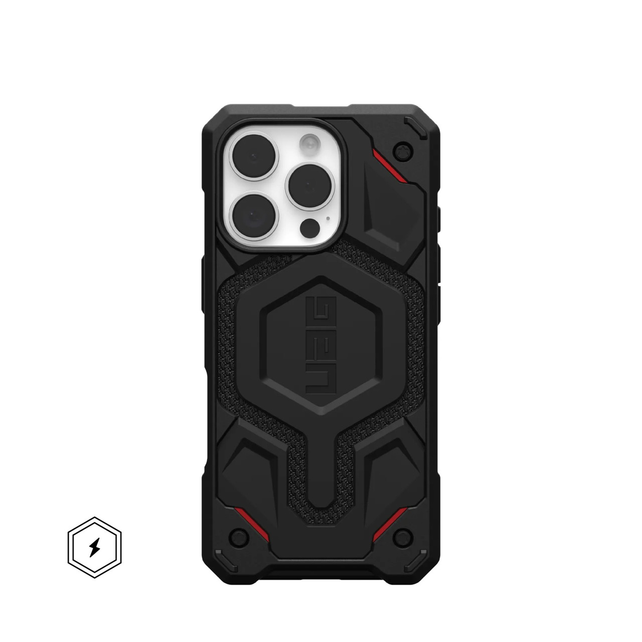 Чохол UAG для iPhone 16 Pro Monarch Pro Magsafe Kevlar Black Оригінал!