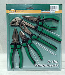 Набір: професійні плоскогубці, бокорізи, кліщі 4 шт Mannesmann 10997    Luxprice