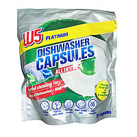 W5 Platinum капсули для посудомийних машин 37 шт