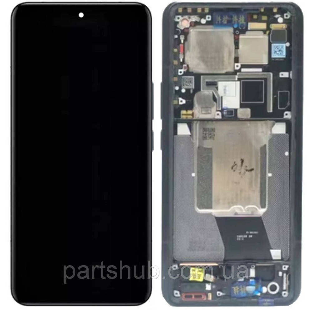 Дисплей (екран) Xiaomi 14 Ultra з тачскріном (оригінал Китай з рамкою), фото 1