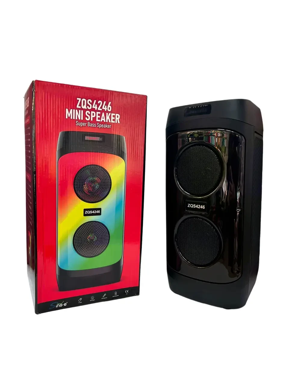 Колонка музична портативна Bluetooth ZQS4246