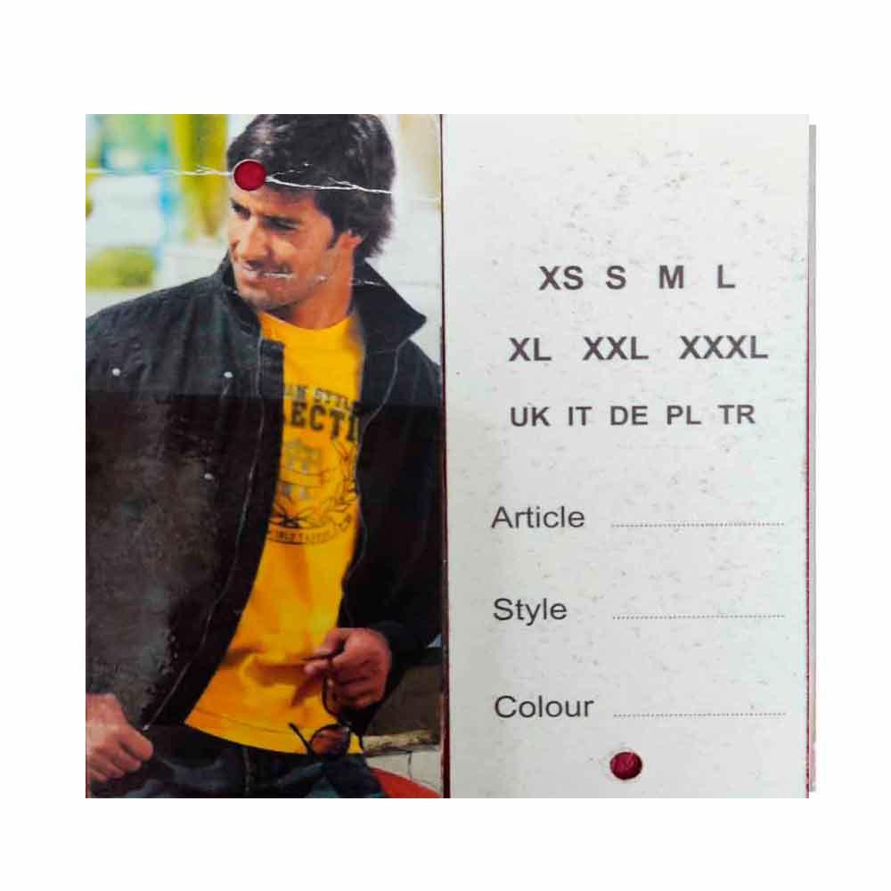 Бірка картонна (бумажна) для одягу Єтикетка  Ярлик для одягу 1000 шт, фото 1