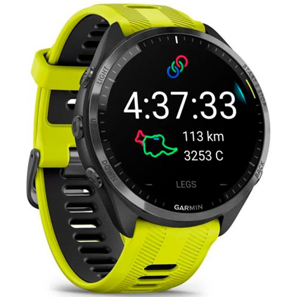 Garmin Forerunner 965 смарт-годинник Amp Yellow / Black Titanium 010-02809-12