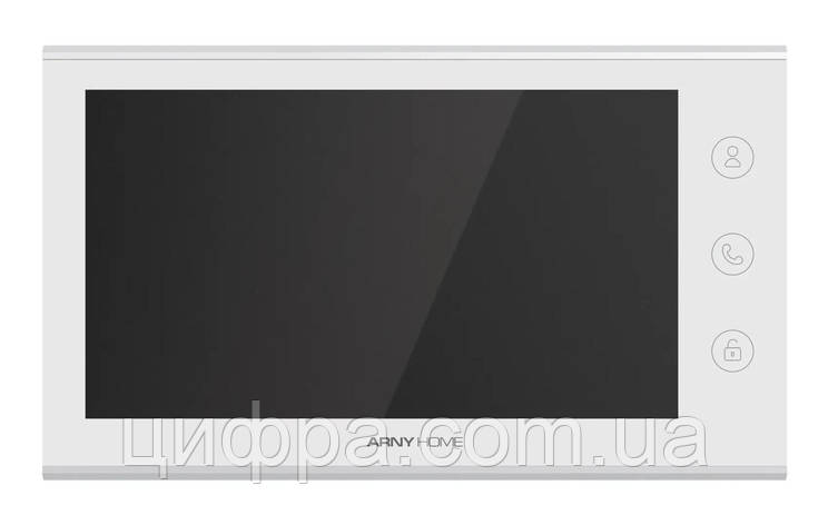 Відеодомофон Arny AVD-731A (2Mpx) white IPS, фото 1