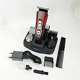 Електробритва для стрижки голови GEMEI, Машинка для стрижки посіченого волосся Тример вусів AC-79, фото 10