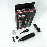 Портативна бритва GEMEI, Машинка для видалення волосся на обличчі, Професійна бритва, Тример для бороди YR-43, фото 2