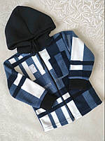 Детская кошемировая рубашка в клетку 28-34