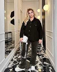 Джинсова сорочка вільного крою