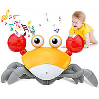 Дитяча інтерактивна іграшка Краб, що танцює, від батарейок