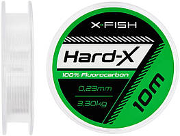 Флюорокарбон X-Fish Hard-X 10m 0,23mm 3,30kg