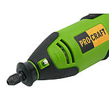 Гравер Procraft PG520, Гравер з гнучким валом та насадками в кейсі, Електричний гравер-бормашина, Гарантія 3 роки, фото 7