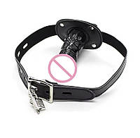 Кляп в рот с пенисом для БДСМ игр