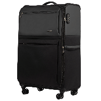 Велика (L) валіза Wings LN01 Чорно-сіра