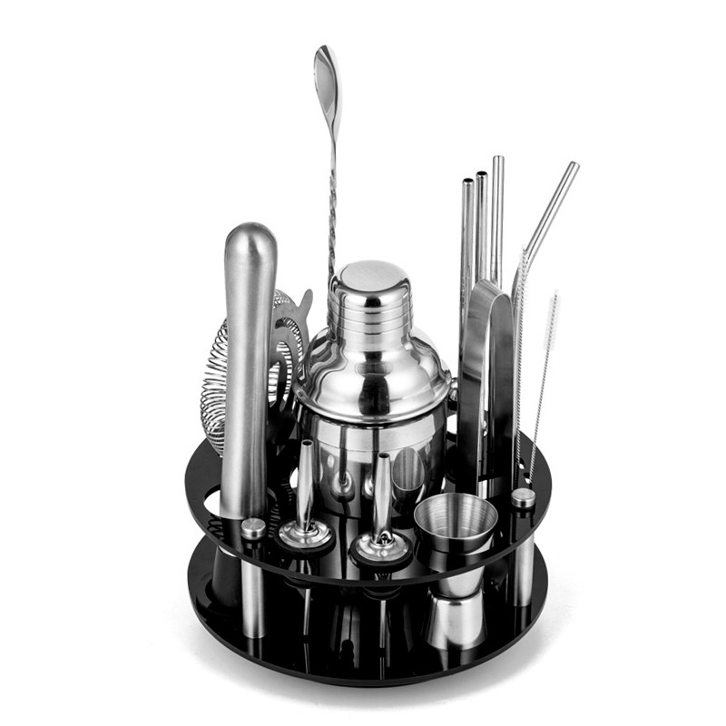 Набір для бару 18 предметів із підставкою Youchen MC-Y18. Великий набір бармена, фото 1