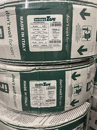 Крапельна стрічка Irritec Tape (Ірітек) 6mm 10 см 3050 м, фото 3